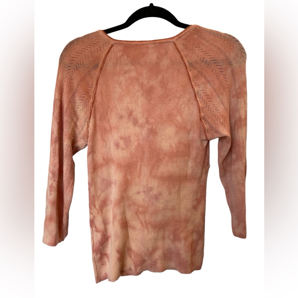 Free People Pink Rory Henley Tie Dye Top NWOT - Picture 7 of 8